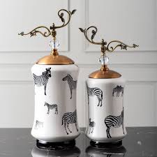 Maybe you would like to learn more about one of these? The Zebra Lidded Jar Large Temple Jar Jar Decorative Jars
