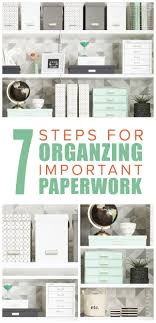 How To Organize Files Paperwork Step By Step Project Small Office Organization Office Organization Tips Office Organization Files