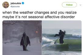 What happens when winter arrives? 17 Jokes About Seasonal Affective Disorder