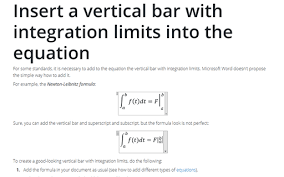 Microsoft Word 365 Equation Tips And Tricks