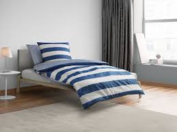 Castell Satin Bettwasche Maritime Mit Reissverschluss Bugelleicht Aus Baumwolle Lidl De