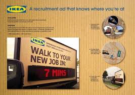 Ikea Recruitment Ikea Career Positioning System Outdoor Advert By The Monkeys Stellenanzeigen Employer Branding Marketing