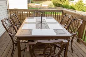 Fits in perfectly with my curbside rescued patio furniture! Diy Outdoor Dining Table Craving Some Creativity