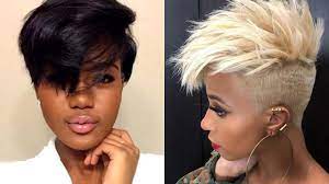 This is perfect for mature women who are going gray and want to sport a hairstyle that looks appropriate, quite natural and stylish at the same time. Short Stylish Hairstyles For Black Women 2020 2021 Youtube