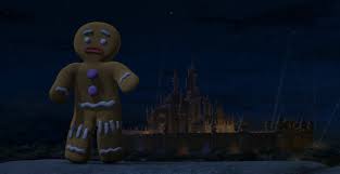 This link is to an external site that may or may not meet accessibility guidelines. In Shrek 2 2004 The Gingerbread Man Has Icing Stitches Repairing His Legs Which Were Removed By Farquaad In The First Movie Shrek Muppets Movie Shots
