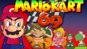A famous cartoon character has one thing in common: Mario Kart 69