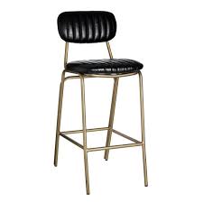 Des chaises hautes originales, confortables et trendy. Chaise De Bar Simili Cuir Noir Basse Nora Univers Du Salon