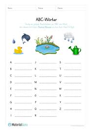 Beispielsweise können hier übungsblätter, zum einmaleinsrechnen, für die klassen 3 und 4 ausgedruckt werden. Abc Alphabet Lernen Materialguru