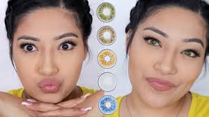 Brown contact lenses are one of the most versatile color contacts to own. Colored Contacts On Dark Brown Eyes Alexisjayda Youtube