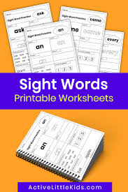 Raising our kids has almost 50 hidden picture worksheets for kids—these range from hidden pictures that are geared towards preschoolers to hidden pictures that are more advanced for the older children. 75 Printable Kindergarten Sight Words Worksheets Active Little Kids