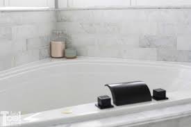 Some marble tub surrounds can be shipped to you at home, while others can be picked up in store. Carrara Marble Tub Surround In Brick Her Tool Belt