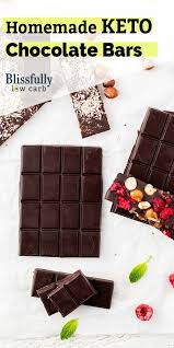 Keto Dark Chocolate Bars Low Carb Sugar Free Dark Chocolate Bars You Can Make At Home To Save Money Cust In 2020 Keto Chocolate Recipe Chocolate Low Carb Chocolate