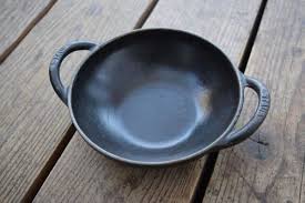 Vintage Staub 3 Round Cast Iron 16 Oz Skillet Pan Cast Iron Pan Cast Iron Cast Iron Cookware