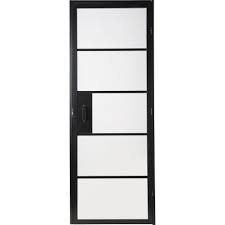 Bloc Porte Verriere Vitre Chloe Noir H 204 X L 73 Cm Poussant Droit En 2020 Porte Verriere Bloc Porte Porte Coulissante Verre