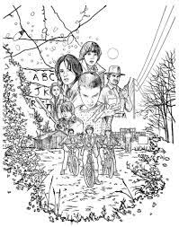 √ 32 stranger things coloring book. Stranger Things Coloring Pages Free Printable Of All Characters