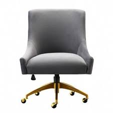 Black And Gold Office Chair Canada Grey Velvet Swivel Office Desk Chair Gold Base Wheels Office Chair Scandinavian Dining Chairs Swivel Office Chair