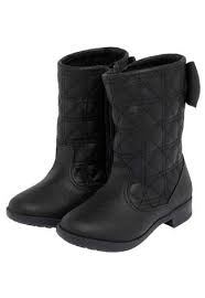 Bota Klin Infantil Com Salto Preta Compre Agora Tricae Brasil