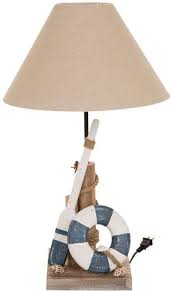 Glitzhome Wooden Coastal Table Lamp Afflink Homedecor Homedecorideas Coastaldecor Coastalstyle Homedecoraccessories Lamps Beachhousedecor Beachdecor