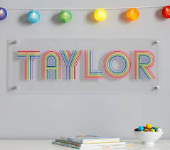 Discover kids' wall décor on amazon.com at a great price. Flour Shop Rainbow Personalized Wall Art Pottery Barn Kids