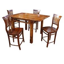 Victoria counter table with 18 butterfly leaf by steve silver. Santa Cruz Counter Height 5 Pc Dining Room Table Chair Set W Extension