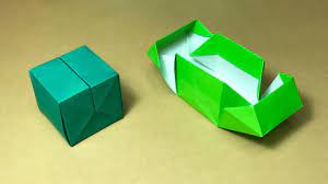 origami gift box with one piece of paper is tough to make as a sturdy box but it s cool おりがみの折り方 折り紙 簡単 折り紙 箱