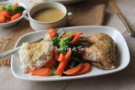 Resep Ayam Panggang Utuh Dengan Gravy Resep Ayam Panggang Resep Ayam Ayam Panggang