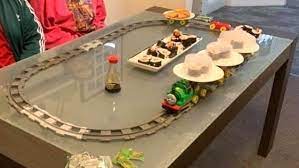 Dining table train set price in india. Tiktok Video Shows Student Building His Own Sushi Train At Home