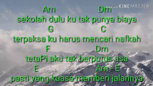 Nun jauh sana dan terlalu sukar untuk digapai lagi. Chord Tegar Aku Yang Dulu Bukanlah Yang Sekarang Chords Chordify