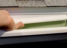 It should extend from the roof decking down into your gutters. Keep Rain In The Gutter With Drip Strip Erie Materials