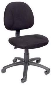 Comfort black fabric ergonomic operator computer desk office chair with arms. Boss Fabric Computer Chair B315 Office Chairs Unlimited Free Shipping
