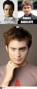 I signed a photo once in japan cause somebody gave me a photo on a premiere red carpet of elijah wood. 9gag Why So Serious Daniel Radcliffe Funny Elijah Wood Daniel Radcliffe