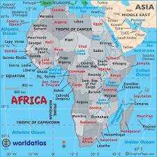 Large Map Of Africa Easy To Read And Printable Africa Map Map Africa Continent