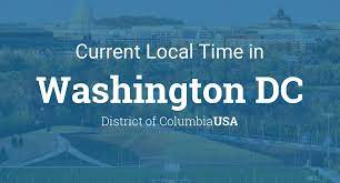 Explore boston's sunrise and sunset, moonrise and moonset. Current Local Time In Washington Dc Usa