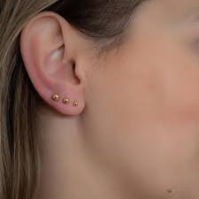 14k Gold Filled Ball Stud Earrings, 4mm Gold Sleeper Earrings, Unisex  Earrings, Everyday Stud Earrings, Minimalist Jewelry