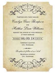 Vintage Black Flourish Wedding Invitation Zazzle Com Vintage Wedding Invitations Templates Free Wedding Invitation Templates Wedding Invitations Examples