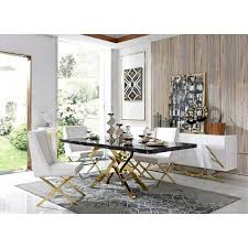Dalessio 79 Wide 2 Drawer Buffet Table In 2020 Gold Dining Room Chair Gold Dining Room Buffet Table