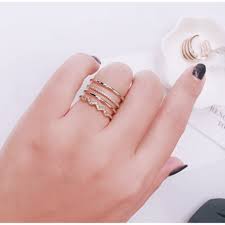 Bestseller add to favorites smiley and dainty rings. Layered Rose Gold Ring Multi Layer Rose Gold Ring Shopee Malaysia