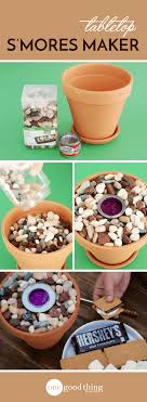 Constructed from durable steel, it features a natural slate tabletop. How To Make S Mores Without A Campfire