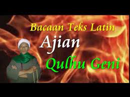 We did not find results for: Bacaan Teks Latin Ajian Qulhu Geni Youtube