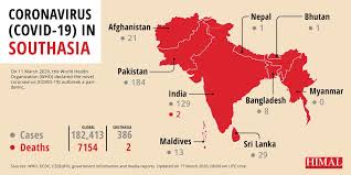 States borders of afghanistan, pakistan, india, maldives, nepal. Himal Southasian On Twitter Update New Confirmed Cases In Afghanistan India Pakistan And Sri Lanka 386 Total Cases And 2 Deaths In Southasia As Of 17 March 2020 8 00 Am Utc Covid19