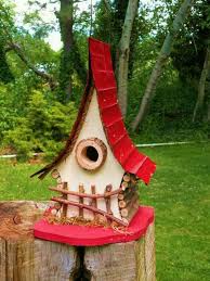 Pin By A L De Graaf On My Red Garden Unique Bird Houses Decorative Bird Houses Bird House Kits