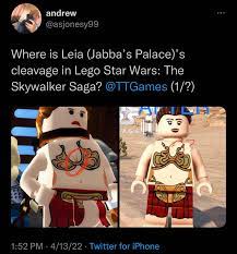 Hentai0.com | Leia's Minifig Tits Nerfed in Lego Star Wars: The Skywalker  Saga