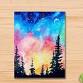 Paint Nite: Galaxy Dream Pines