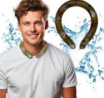 Neck Cooling Tube for heat relief | Reusable Cooling Neck Ring | Wearable  Ice Pack for Hot Weather | Ice Wrap for Sports and Hiking | Personal Cooler  ...
