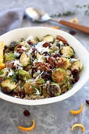 Roasting is the perfect way to enjoy brussel sprouts. Roasted Brussels Sprouts Quinoa Salad The Real Food Dietitians