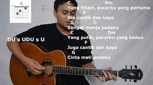 Chord Gampang Yang Hitam Pacarku Yang Pertama Hitam Putih Cozy Republic Youtube