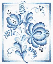 Maybe you would like to learn more about one of these? Panna Blue Roses Cross Stitch Kit 123stitch
