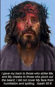 Shroud of Turin illustration with jewish characteristics