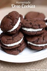 Homemade Oreo Cookies Recipe Desserts Oreo Recipes Homemade Oreo Cookies