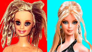 You need to make a braided ponytail first. Diy Barbie Easy Hairstyles Barbie Hair Tutorial Creative Fun For Kids Youtube